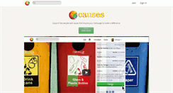 Desktop Screenshot of nonprofits.causes.com