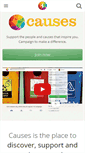 Mobile Screenshot of nonprofits.causes.com